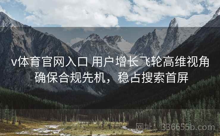 v体育官网入口 用户增长飞轮高维视角 确保合规先机，稳占搜索首屏