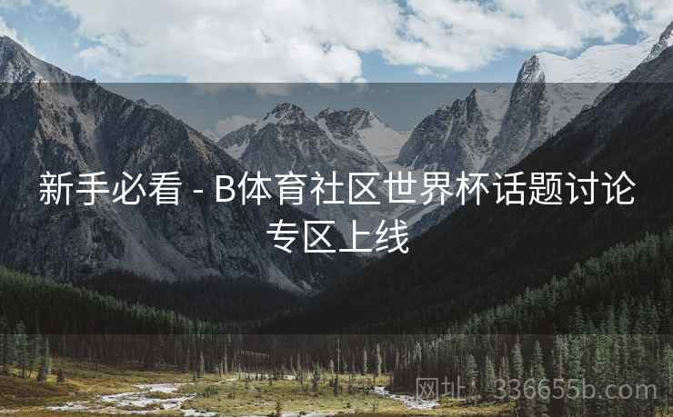 新手必看 - B体育社区世界杯话题讨论专区上线