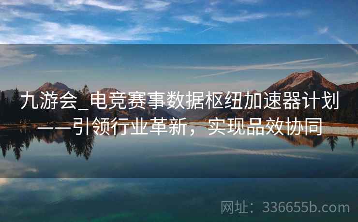 九游会_电竞赛事数据枢纽加速器计划——引领行业革新，实现品效协同